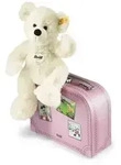 Steiff Teddyb&auml;r Lotte mit Koffer, wei&szlig;, 28 cm