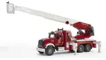 BRUDER&reg; 02821 MACK Granite Feuerwehrleiterwagen mit Pumpe