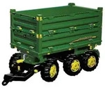 Rolly Toys Multi Trailer Anh&auml;nger John Deere Dreiachskipper