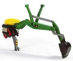 Rolly Toys Heckbagger John Deere ohne Aufkleber