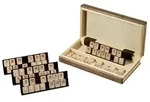 Philos Rummy Kassette in Buchform Holz