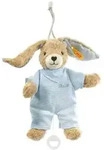 Steiff Hoppel Hase Spieluhr, blau, 20 cm