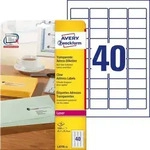 Avery Zweckform L4770-25 Adress-Etiketten, A4 45,7 x 25,4 mm, 25 Bogen/1.000