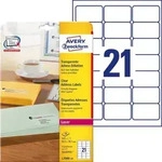 Avery Zweckform L7560-25 Adress-Etiketten, A4 63,5 x 38,1 mm, 25 Bogen/525