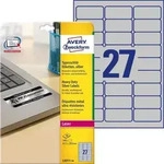 Avery Zweckform L6011-20 Typenschild-Etiketten, 63,5 x 29,6 mm, 20 Bogen/540