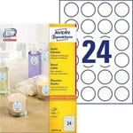 Avery Zweckform L3415-100 Runde Etiketten, A4 &Oslash; 40 mm, 100 Bogen/2.400 Etiketten,