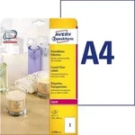 Avery Zweckform L7784-25 Kristallklare Etiketten, A4 210 x 297 mm, 25 Bogen/25