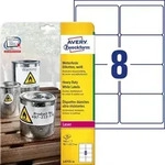 Avery Zweckform L4715-20 Wetterfeste Folien-Etiketten, 99,1 x 67,7 mm, 20 Bogen/160