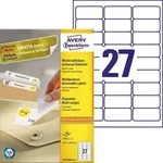 Avery Zweckform L4737REV-100 Universal-Etiketten, A4 63,5 x 29,6 mm, 100 Bogen/2.700