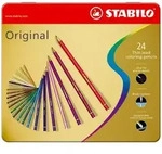 Premium-Buntstift - STABILO Original - 24er Metalletui - mit 24 verschiedenen Farben