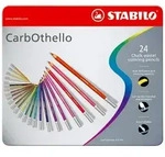 Pastellkreidestift - STABILO CarbOthello - 24er Metalletui - mit 24 verschiedenen