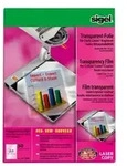 Sigel PC-Folie, Farb-Laserdrucker und -Kopierer, DIN A4, 125 my, 50 Folien