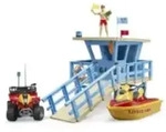 BRUDER&reg; 62780 bworld Life Guard Station mit Zubeh&ouml;r