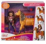 Mattel Spirit Reitabenteuer Set mit laufendem Spirit Pferd & Lucky Puppe