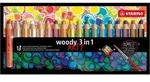 Buntstift, Wasserfarbe & Wachsmalkreide - STABILO woody 3 in 1 - ARTY - 18er Pack mit