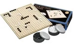 Philos - Go & Go Bang-Turnier, Klappbares Holzspielbrett, Strategiespiel