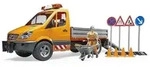BRUDER&reg; 02537 Mercedes-Benz Sprinter Kommunal mit Light & Sound Module, Fahrer und