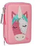 Depesche Ylvi & the Minimoomis 3-Fach Federtasche Naya Streichpaillette rosa