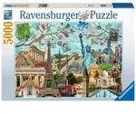 Ravensburger Puzzle - Gro&szlig;stadt-Collage , 5000 Teile