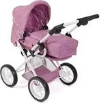 Bayer Chic 2000 Kombi-Puppenwagen "LENI", Jeans Pink