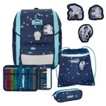 Scout Schulranzen-Set Genius Exklusiv LED Pegasus 4-teilig