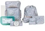 School-Mood Rebel Air Aqua Nordic Collection Schulrucksack Set 8-teilig