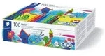 STAEDTLER&reg; Noris&reg; 326 Fasermaler, Klassensatz mit 100 Fasermalern in 10 sortierten
