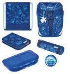 Herlitz Grundschulrucksack SoftLight Plus Greenline Deep Sea