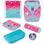 Herlitz Grundschulrucksack SoftLight Plus Greenline Pink Bubbles