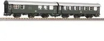 PIKO 58242 H0 2er Set Umbauwagen B3yg + BD3yg, DB, Ep. III