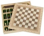 goki Spieleset Schach, Dame und M&uuml;hle