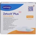 ZETUVIT Plus Silicone Border steril 12,5x12,5 cm 10 St.