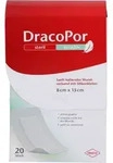 DRACOPOR sensitiv 8x15 cm steril m.Silikonkleber 20 St.