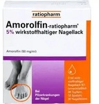 AMOROLFIN-ratiopharm 5% wirkstoffhalt.Nagellack 3 ml