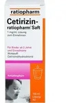 CETIRIZIN-ratiopharm Saft 150 ml