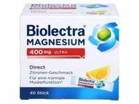 BIOLECTRA Magnesium 400 mg ultra Direct Zitrone 40 St.
