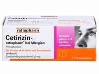 CETIRIZIN-ratiopharm bei Allergien 10 mg Filmtabl. 7 St.