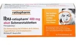IBU-RATIOPHARM 400 mg akut Schmerztbl.Filmtabl. 10 St.
