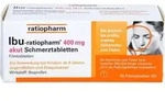 IBU-RATIOPHARM 400 mg akut Schmerztbl.Filmtabl. 50 St.