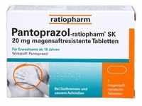 PANTOPRAZOL-ratiopharm SK 20 mg magensaftres.Tabl. 7 St.