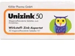 UNIZINK 50 magensaftresistente Tabletten 20 St.