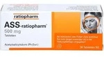 ASS-ratiopharm 500 mg Tabletten 30 St.