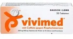 VIVIMED mit Coffein gegen Kopfschmerzen Tabletten 20 St.