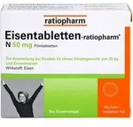 EISENTABLETTEN-ratiopharm N 50 mg Filmtabletten 100 St.