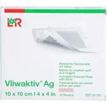 VLIWAKTIV AG Aktivkohle Tampon.m.Silber 10x10 cm 10 St.