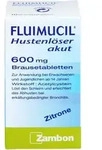 FLUIMUCIL Hustenl&ouml;ser akut 600 Brausetabletten 10 St.