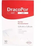DRACOPOR Wundverband 3,8x3,8 cm steril 10 St.