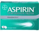 ASPIRIN 500 mg &uuml;berzogene Tabletten 8 St.