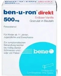 BEN-U-RON direkt 500 mg Granulat Erdbeer/Vanille 10 St.