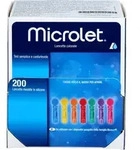 MICROLET Lanzetten farbig 200 St.